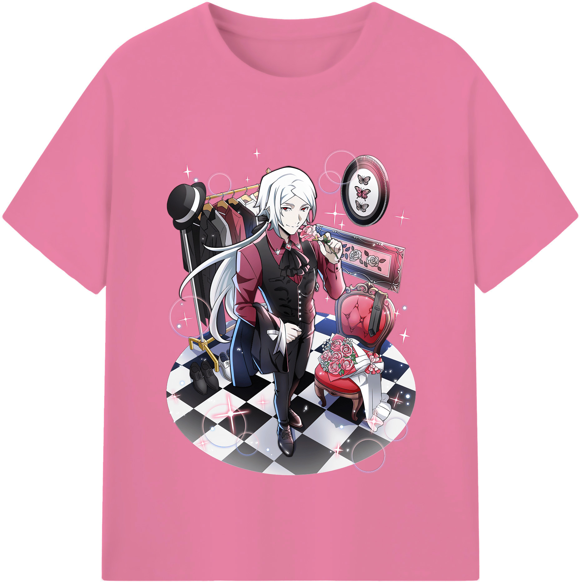 （画像用） 文豪ストレイドッグス Bungo Stray Dogs 綿100％半袖Tシャツ（フロントプリント）